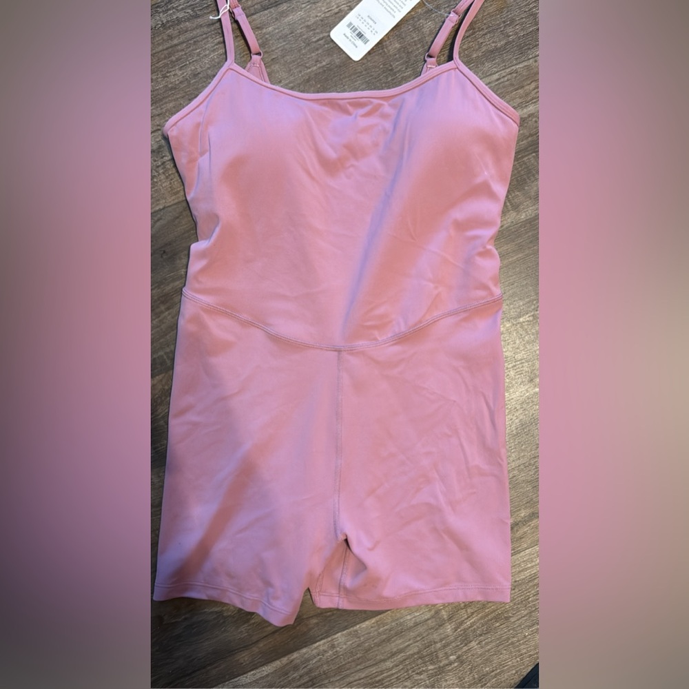 Pink Sleeveless Bodysuit